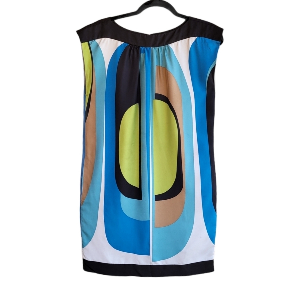 Vintage - Maggy London Silk Abstract Dress